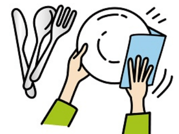 食器用ふきんに