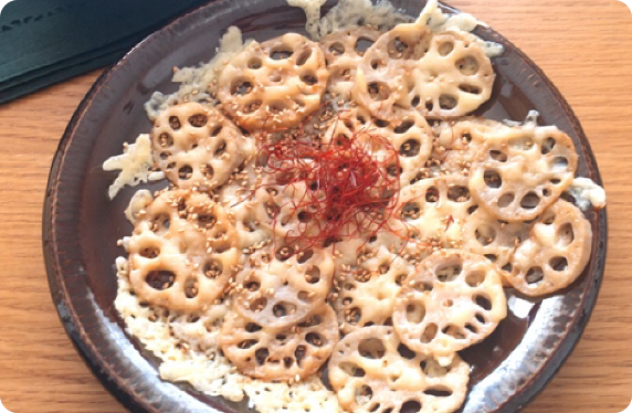 れんこんのカリトロチーズ