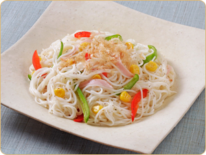 そうめんチャンプル