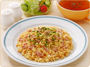簡単ツナカレーピラフ