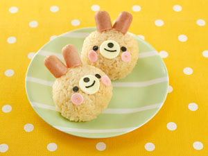うさぎのイースターおにぎり