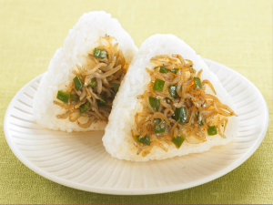 じゃことピーマンのピリ辛味おにぎり