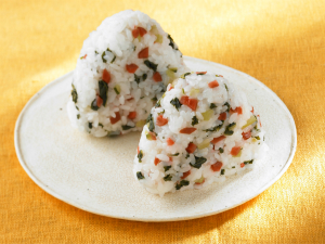 野沢菜おにぎり
