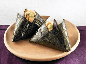 鶏肉の治部煮おにぎり