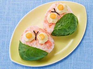 春のちょうちょおにぎり
