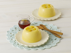 レンジで作れる！コーンプリン