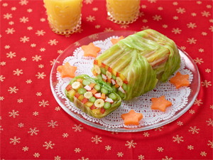 彩り野菜のゼリー寄せ