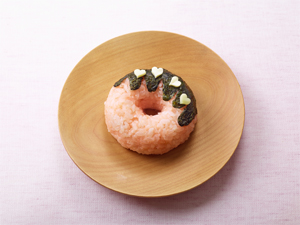 たらこスパ風ドーナツおにぎり