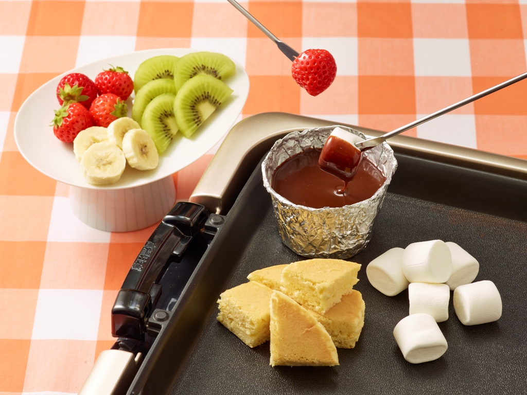ホットプレート チョコフォンデュ