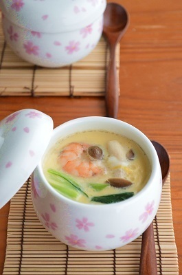 豆乳茶碗蒸し