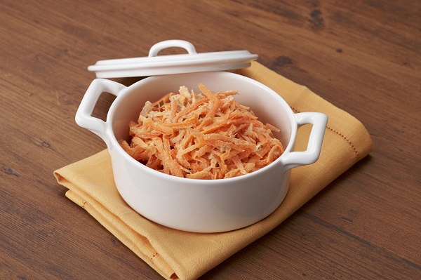 マヨネーズで和えた食べやすい味の「無限にんじん」
