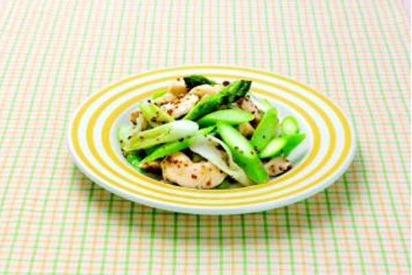 「アスパラとささみの和え物」でストレス知らずのダイエットを！