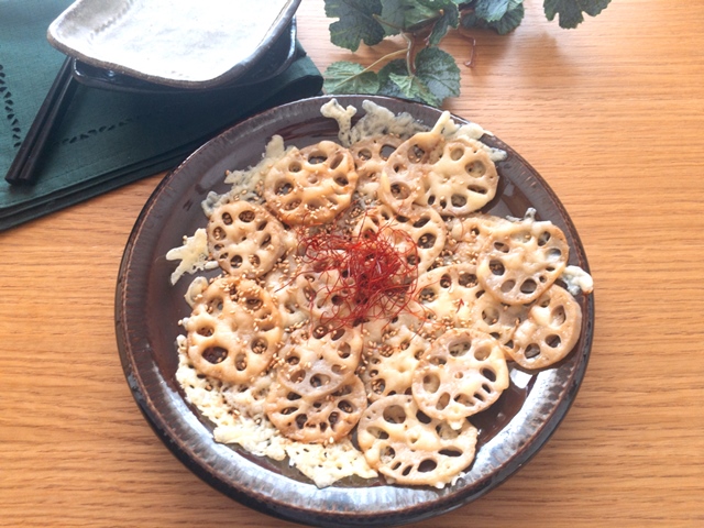 れんこんのカリトロチーズ