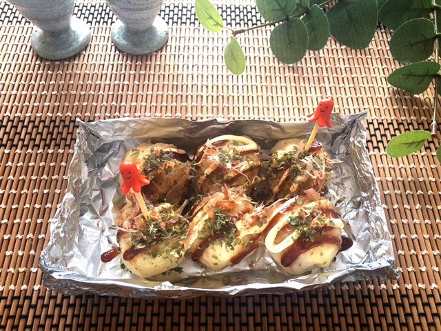 じゃがいものたこ焼き風