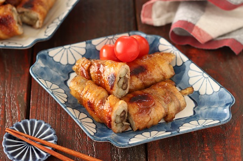 肉巻きごぼうの甘辛照り焼き