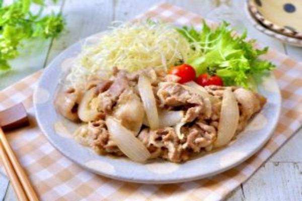 節約・簡単・時短！豚こま肉のレンチンしょうが焼き