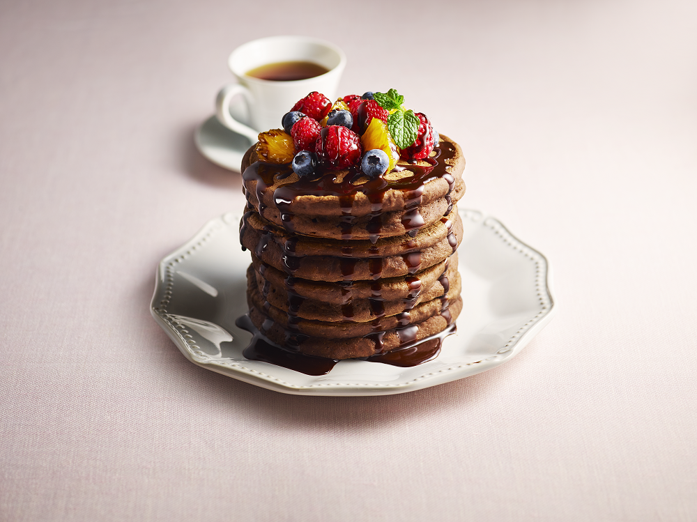 糖質控えめ チョコレートパンケーキ