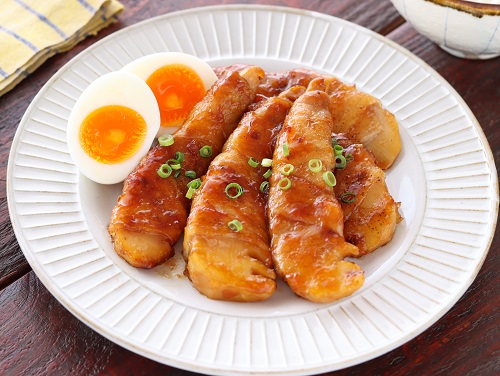 たけのこの肉巻き照り焼き