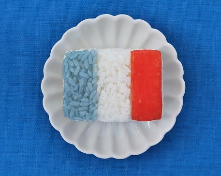 国旗おにぎり（フランス）