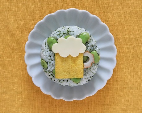 ビールのおにぎり