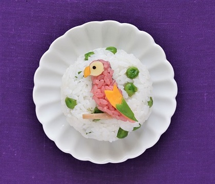 鳥のおにぎり