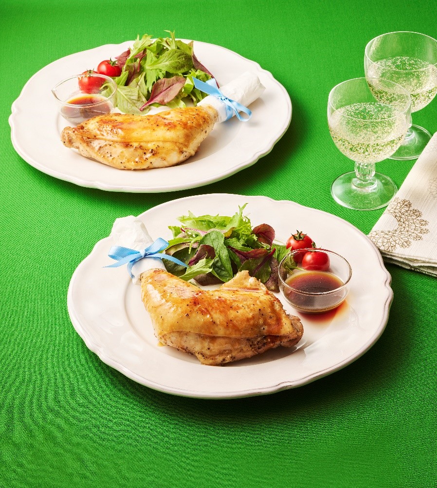 フライパンでローストチキン