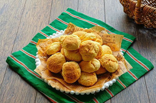 ホットケーキミックスと市販のプリンで<br>簡単プリンクッキー