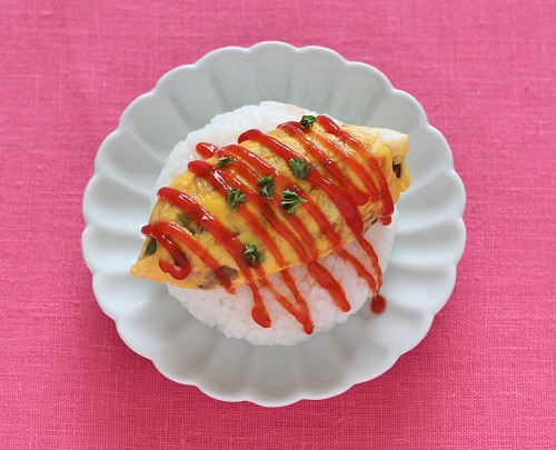 オムレットのせおにぎり