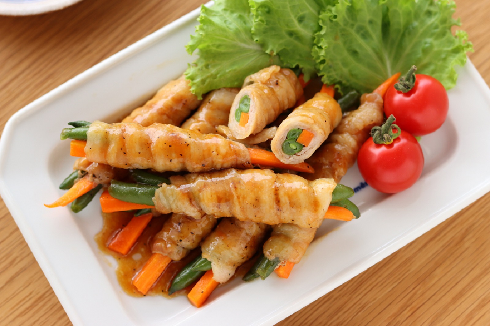 豚肉の野菜巻き