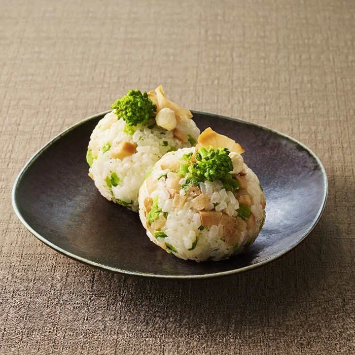 いぶりがっことチーズのおにぎり