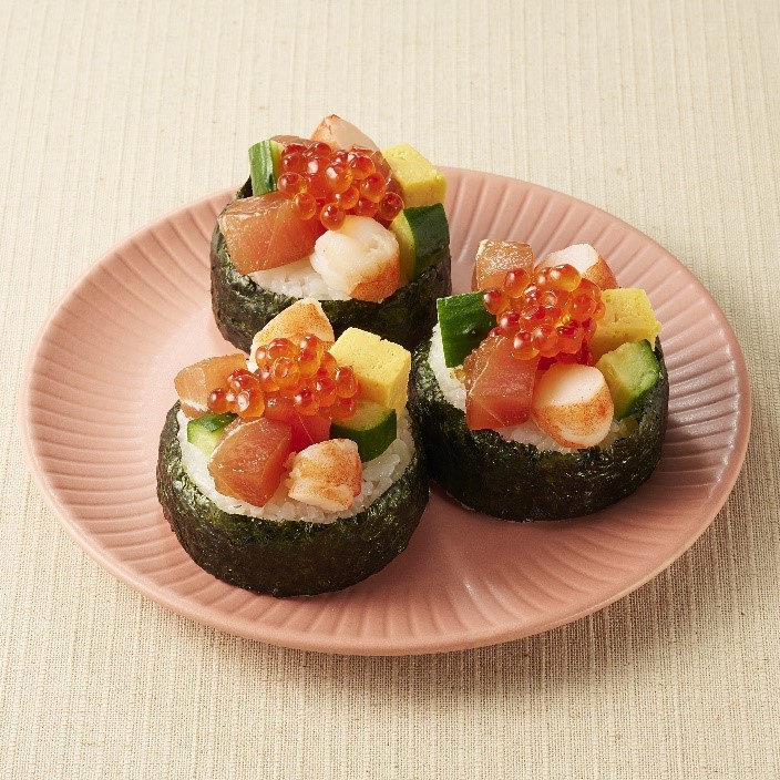 春のちらしおにぎり