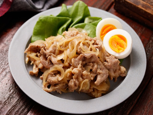ごはんが進む♪豚肉とたまねぎの照り照り